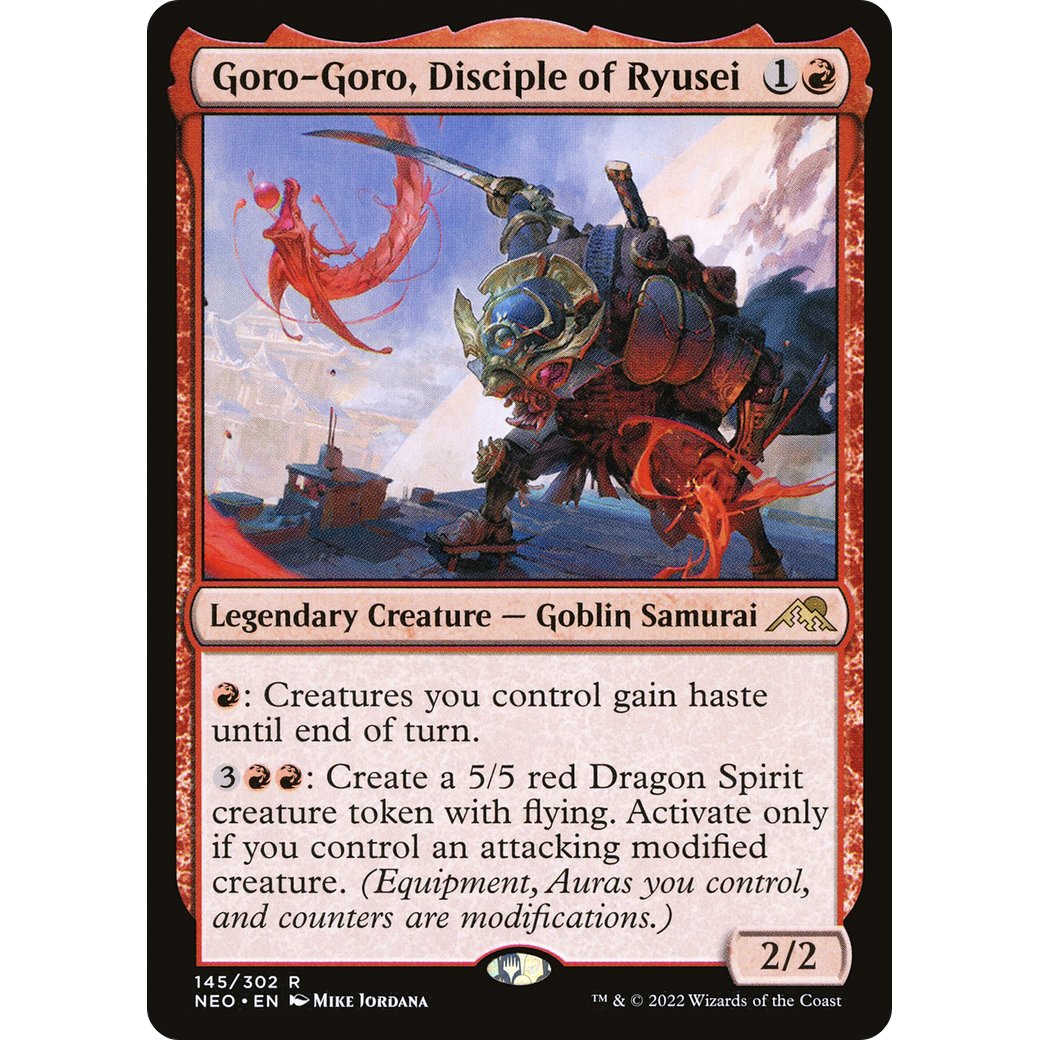 Goro-Goro, Disciple of Ryusei (NEO-145) - Kamigawa: Neon Dynasty Foil