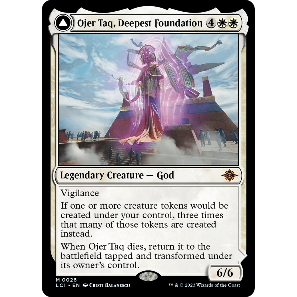 Ojer Taq, Deepest Foundation // Temple of Civilization (LCI-026) - The Lost Caverns of Ixalan Foil