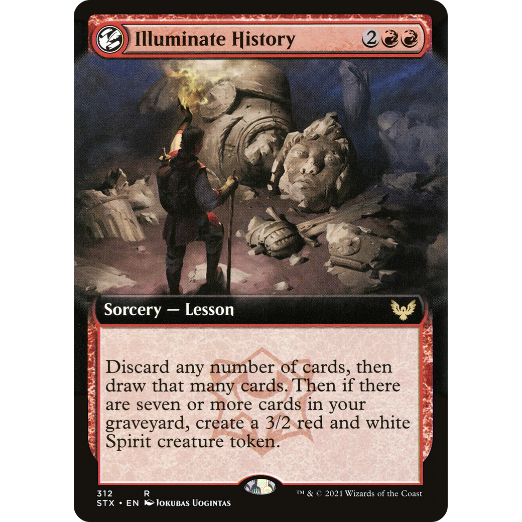 Illuminate History (Extended Art) (STX-312) - Strixhaven: School of Mages: (Extended Art, lesson) Foil