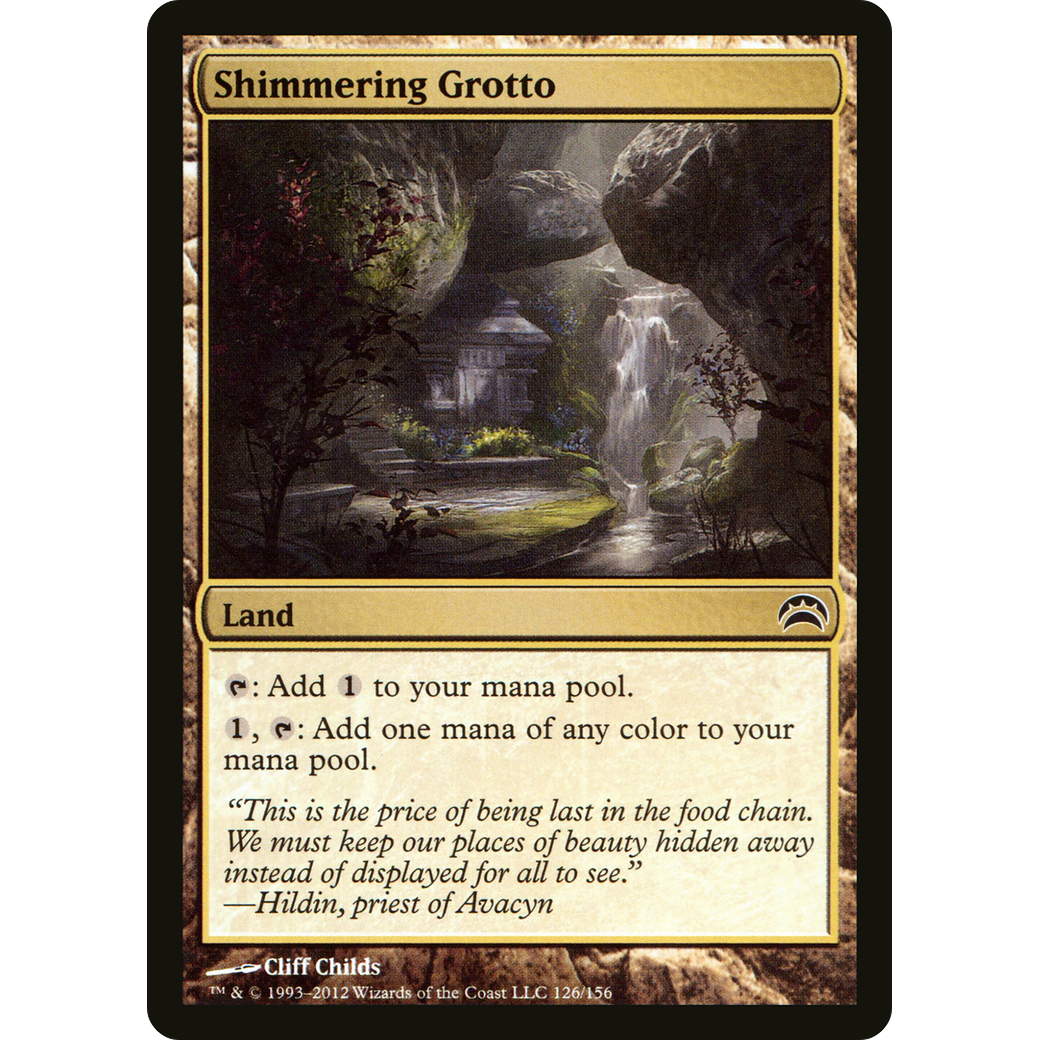 Shimmering Grotto (PC2-126) - Planechase 2012 Foil