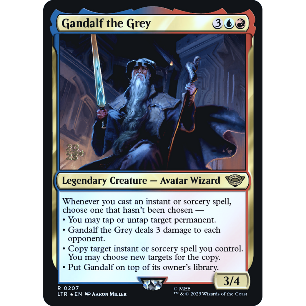 Gandalf the Grey (PRE-207S) - Tales of Middle-earth Promos Foil
