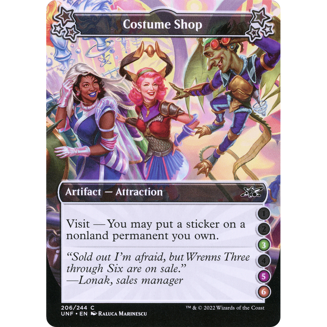Costume Shop (3-5-6) (UNF-206) - Unfinity