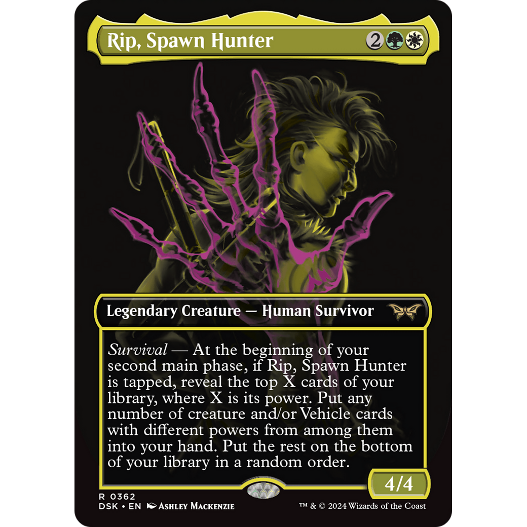 Rip, Spawn Hunter (DSK-362) - Duskmourn: House of Horror (Borderless)