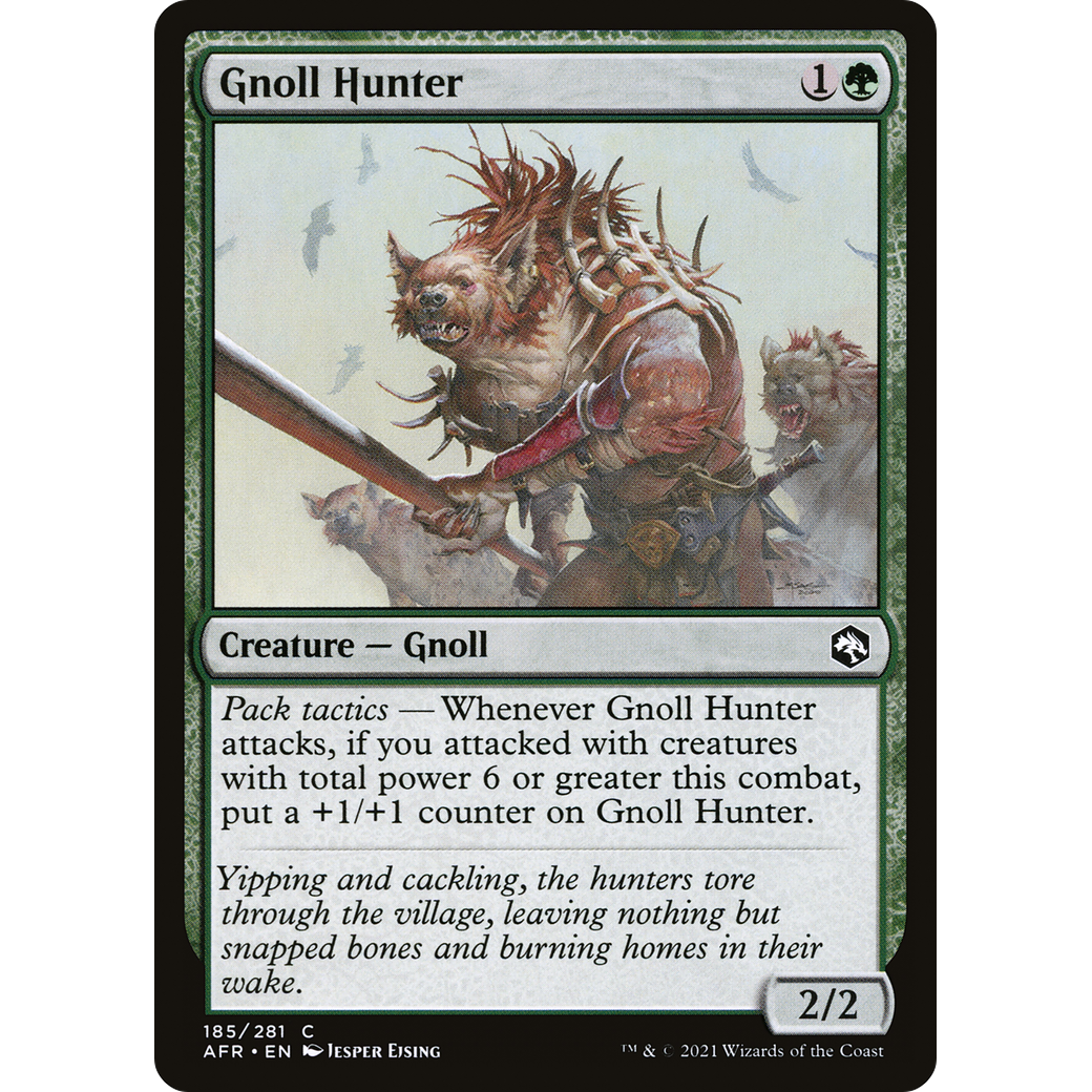Gnoll Hunter (AFR-185) - Adventures in the Forgotten Realms Foil