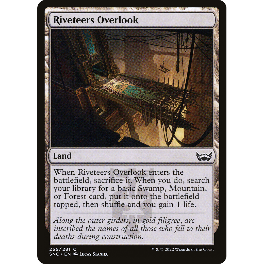 Riveteers Overlook (SNC-255) - Streets of New Capenna Foil
