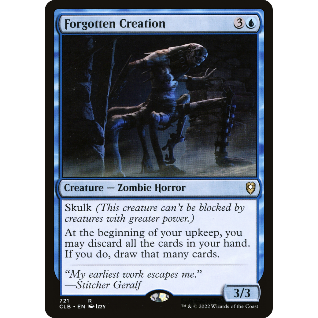 Forgotten Creation (CLB-721) - Commander Legends: Battle for Baldur's Gate