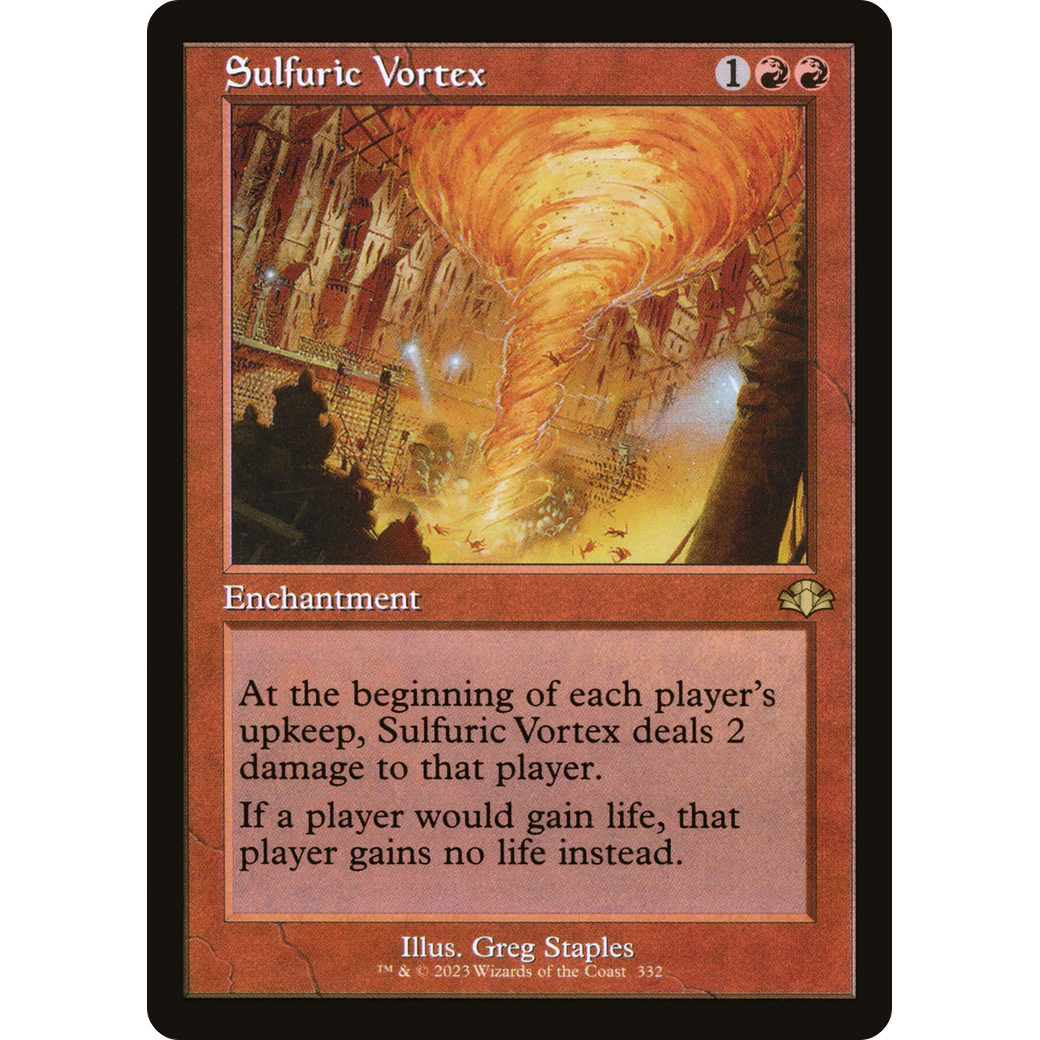 Sulfuric Vortex (Retro Frame) (DMR-332) - Dominaria Remastered