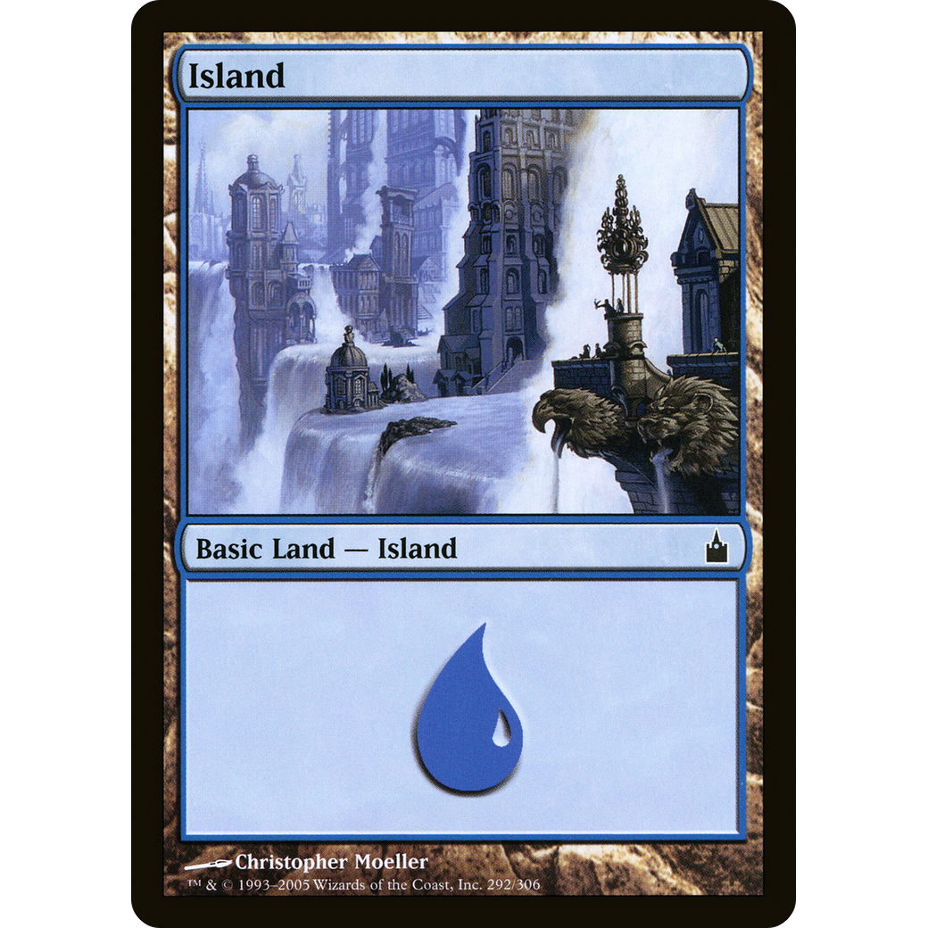 Island (292) (RAV-292) - Ravnica: City of Guilds