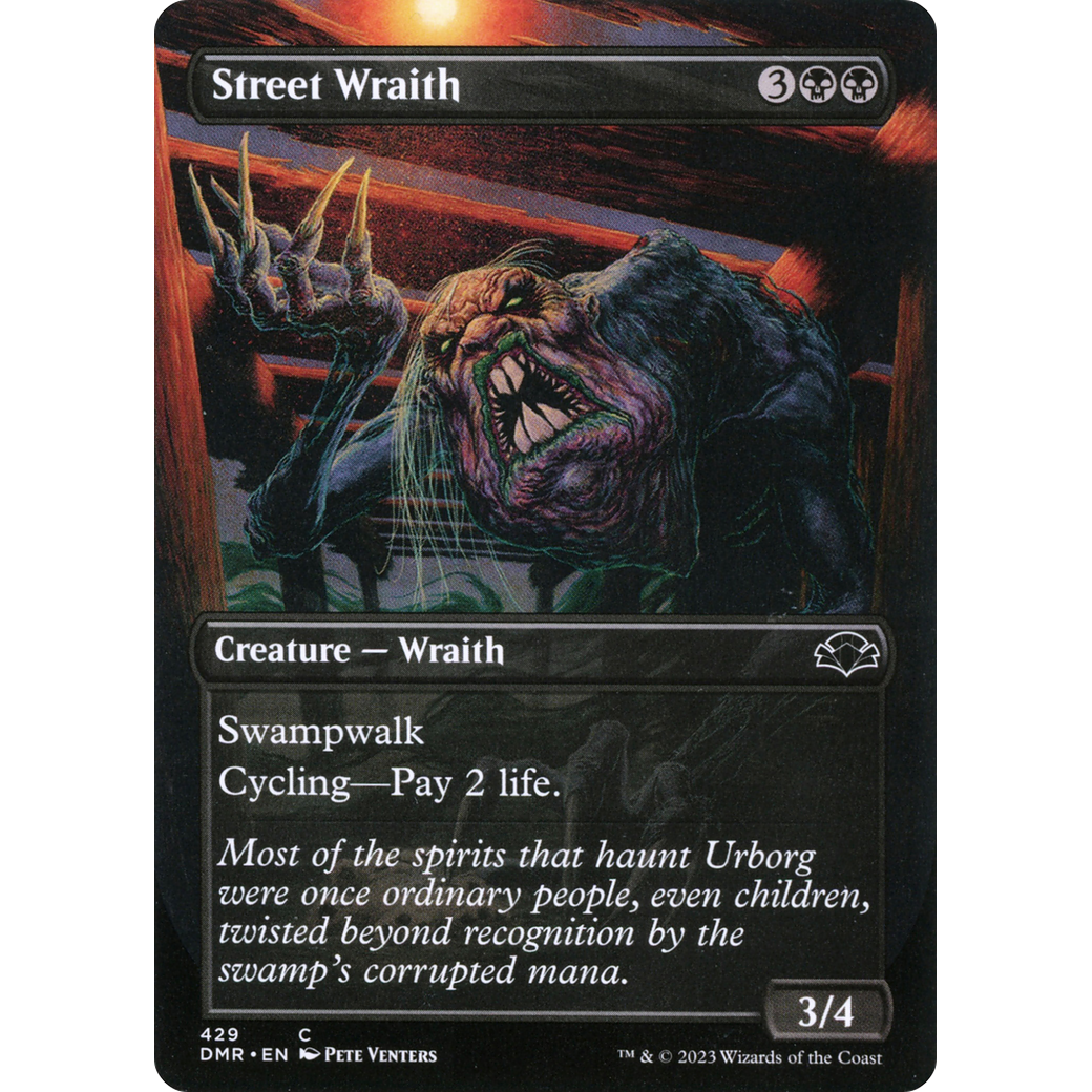 Street Wraith (Borderless) (DMR-429) - Dominaria Remastered (Borderless)