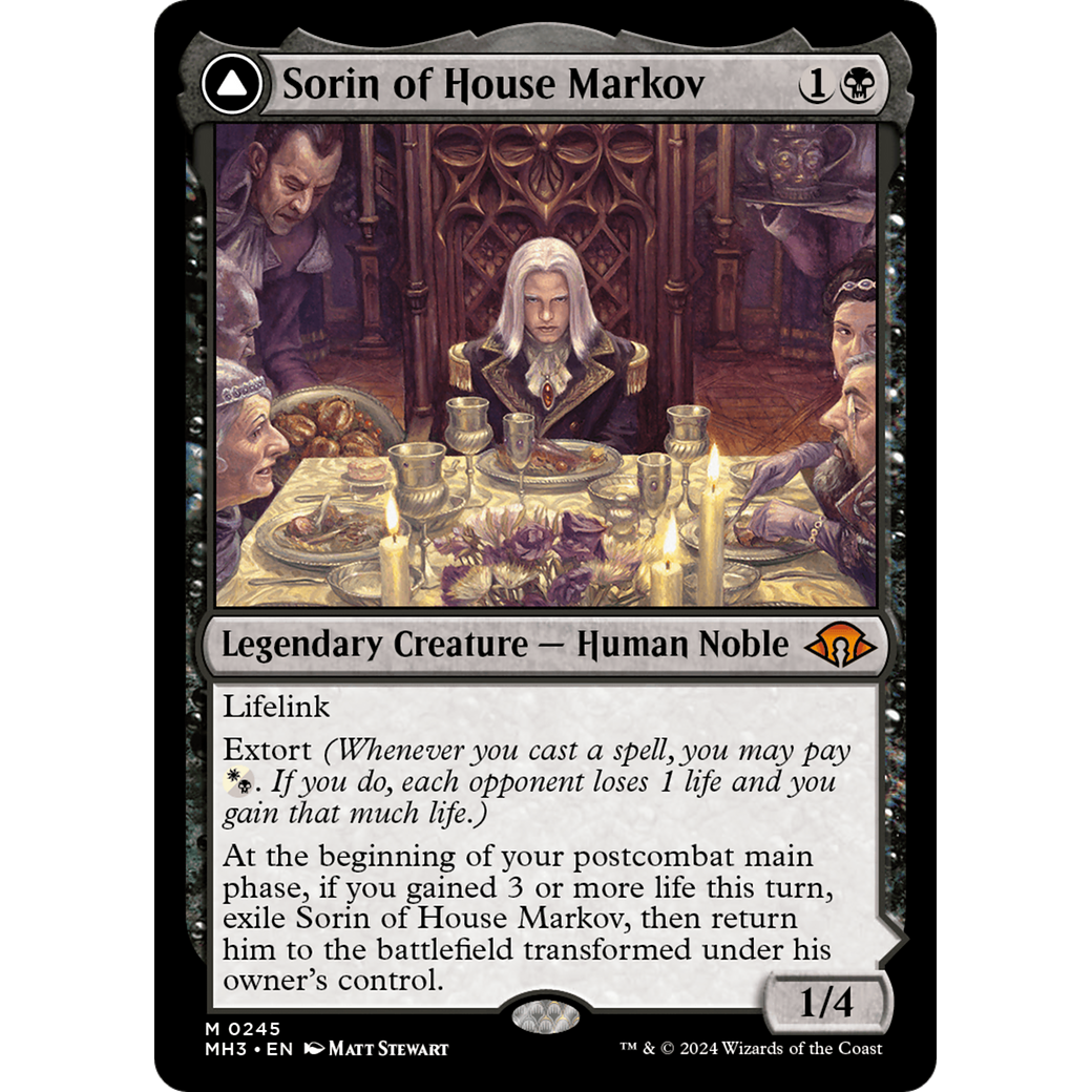 Sorin of House Markov // Sorin, Ravenous Neonate (MH3-245) - Modern Horizons 3