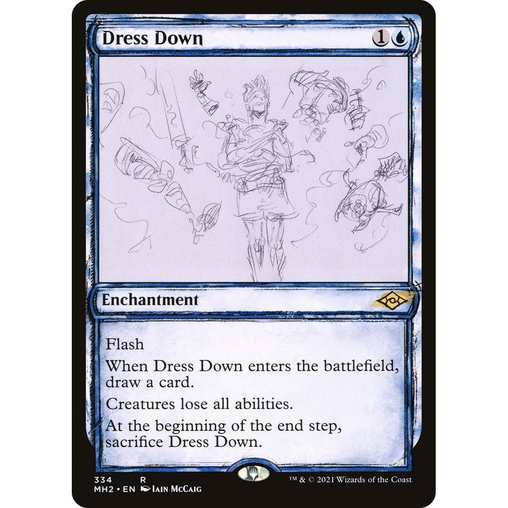 Dress Down (Showcase) (MH2-334) - Modern Horizons 2: (Showcase) Foil