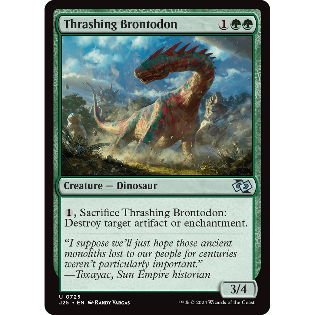 Thrashing Brontodon (J25-725) - Foundations Jumpstart