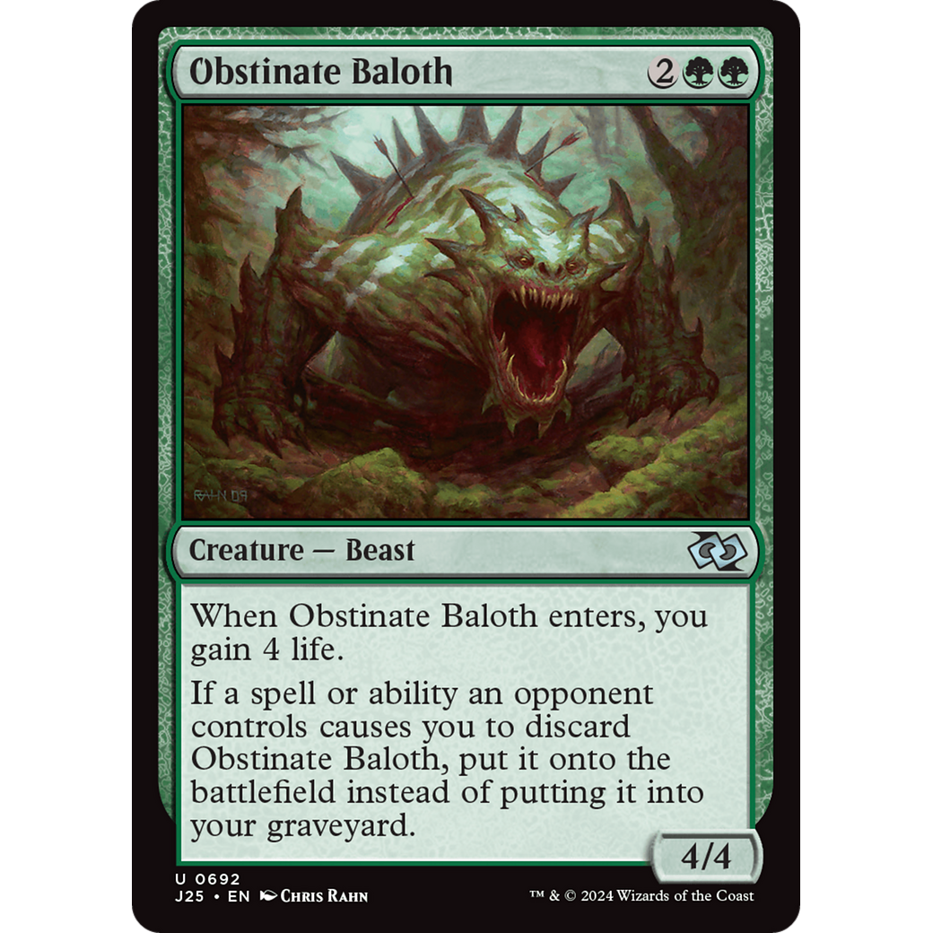 Obstinate Baloth (J25-692) - Foundations Jumpstart