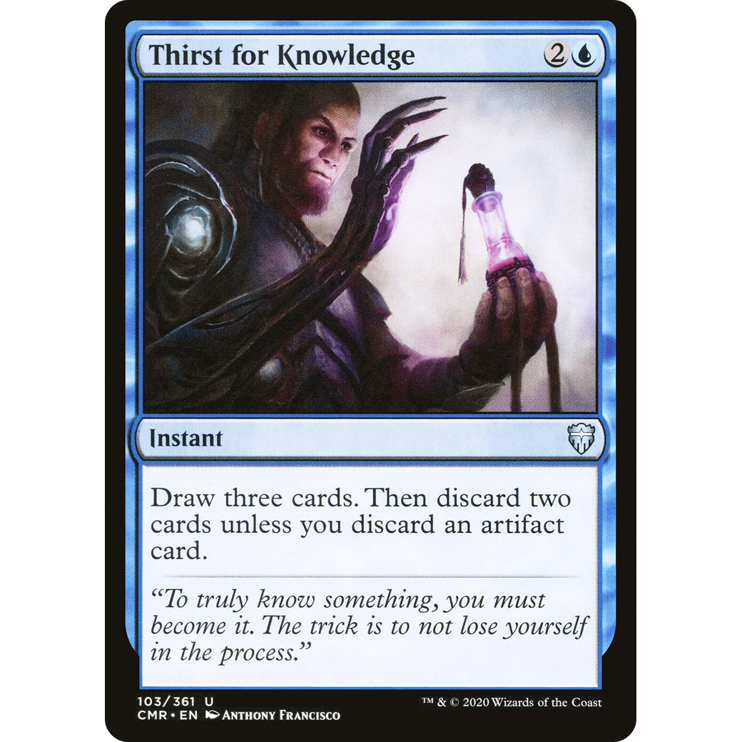 Thirst for Knowledge (CMR-103) - Commander Legends