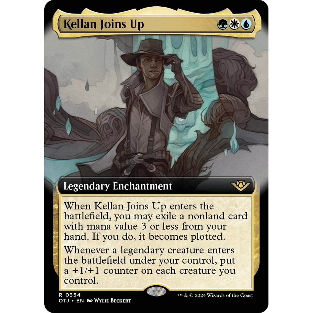 Kellan Joins Up (OTJ-354) - Outlaws of Thunder Junction: (Extended Art) Foil