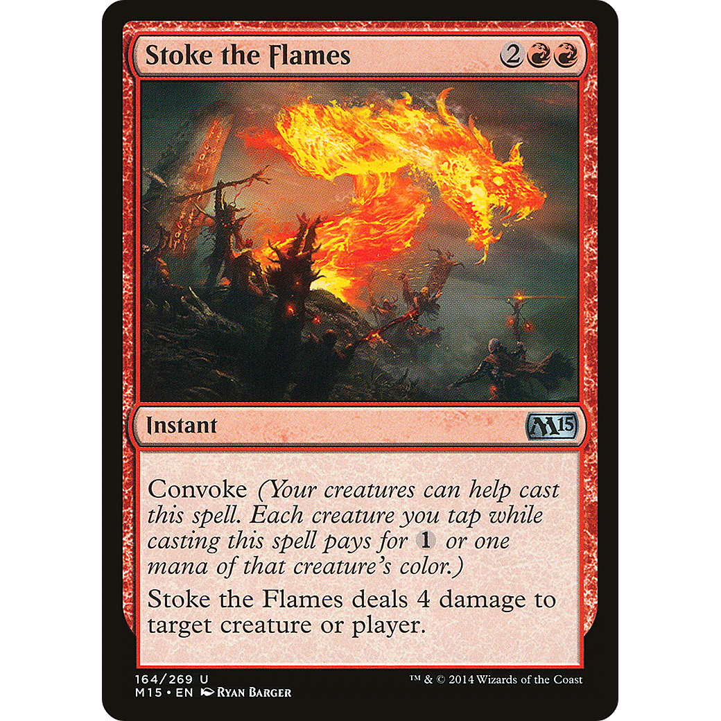 Stoke the Flames (M15-164) - Magic 2015 Foil