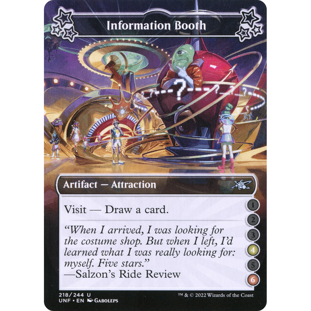 Information Booth (4-6) (UNF-218) - Unfinity Foil