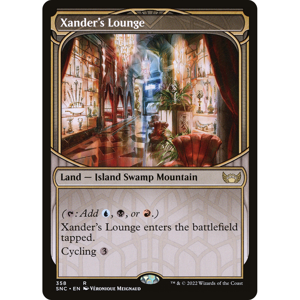 Xander's Lounge (Showcase) (SNC-358) - Streets of New Capenna: (Showcase) Foil