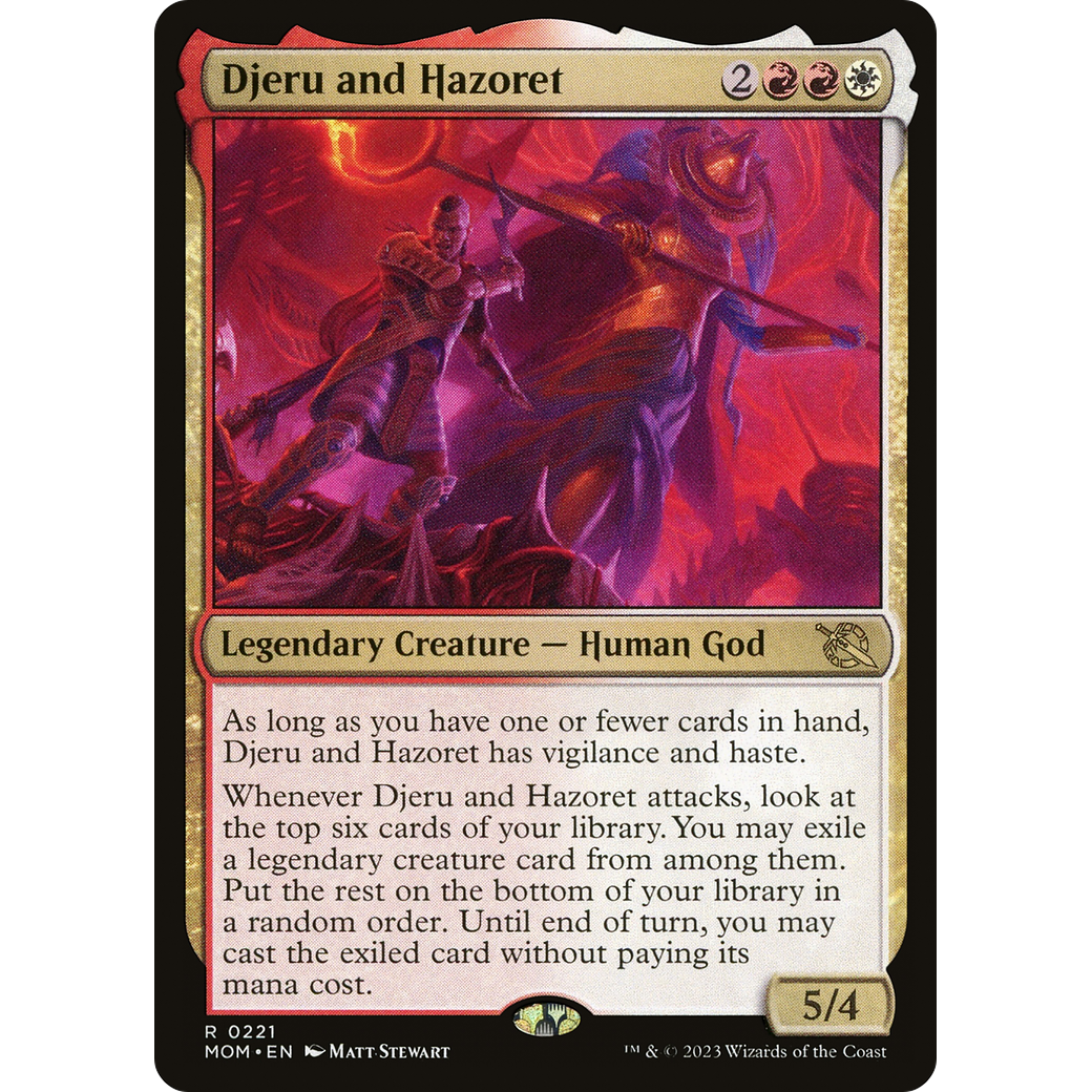 Djeru and Hazoret (MOM-221) - March of the Machine Foil