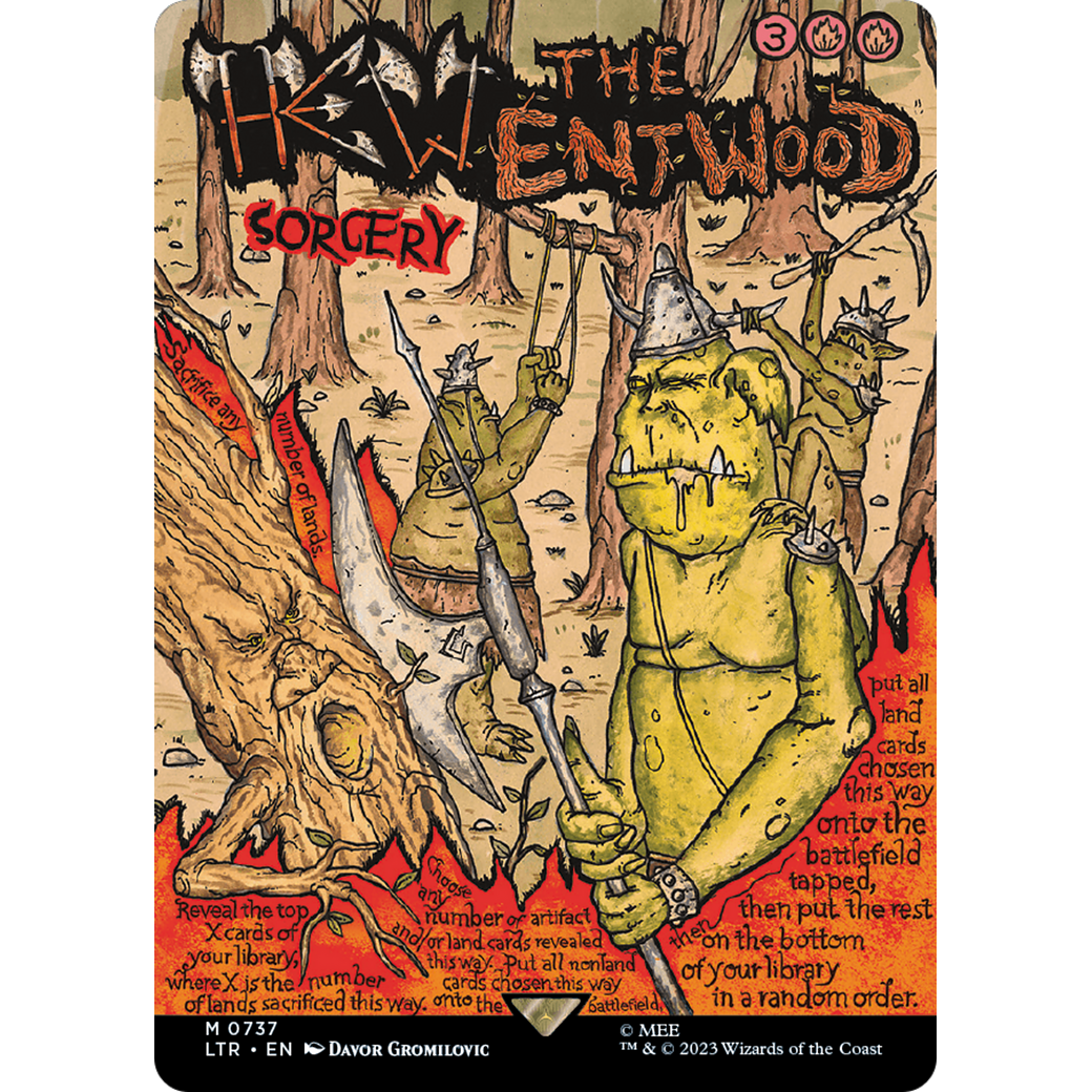 Hew the Entwood (LTR-737) - The Lord of the Rings: Tales of Middle-earth (Borderless) Foil