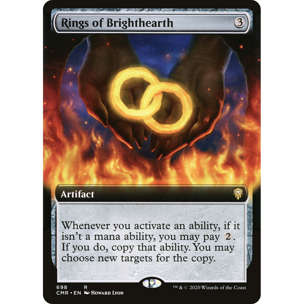 Rings of Brighthearth (Extended Art) (CMR-698) - Commander Legends: (Extended Art)