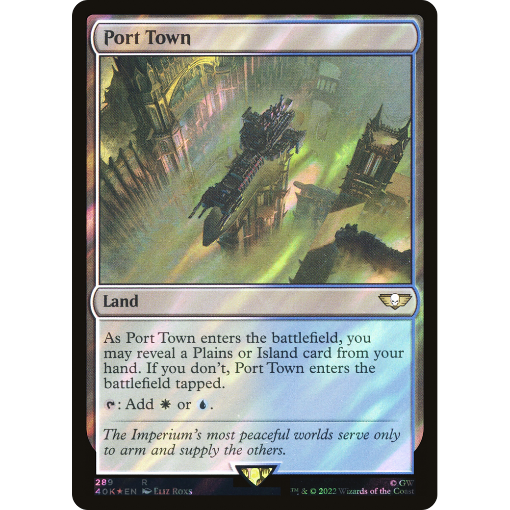 Port Town (40K-289) - Warhammer 40,000 Commander Foil