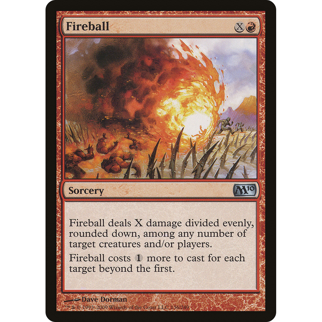 Fireball (M10-136) - Magic 2010 Foil