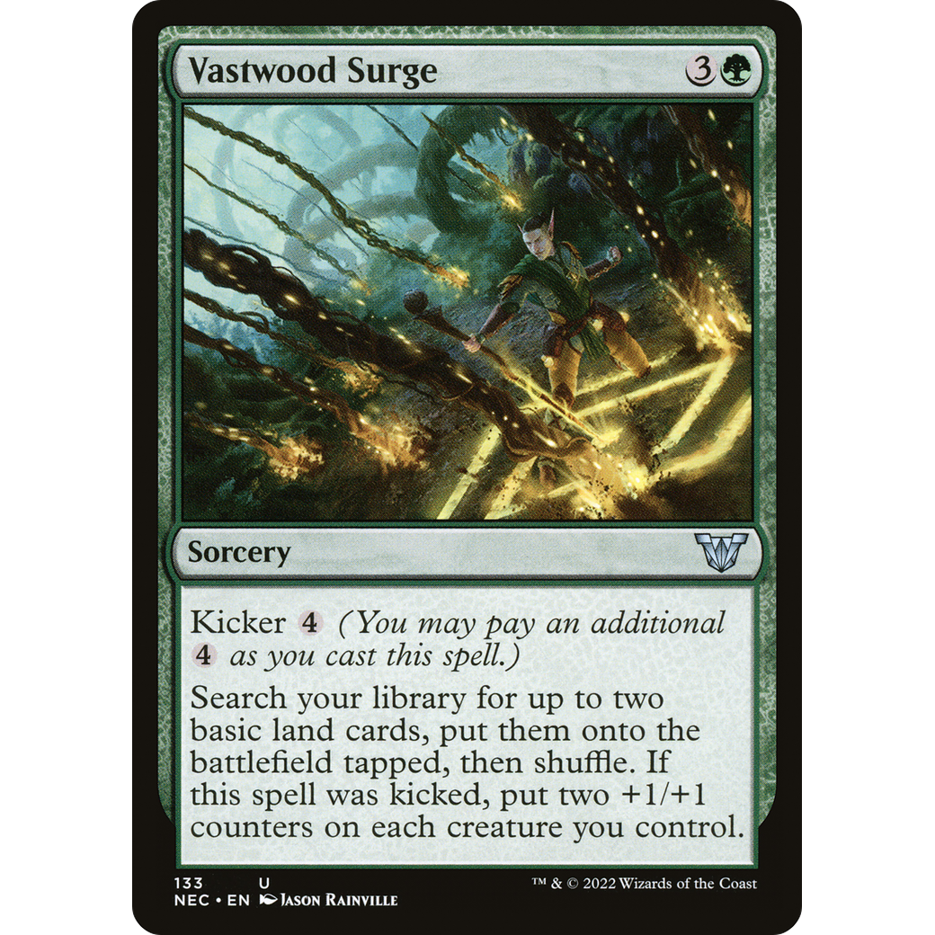Vastwood Surge (NEC-133) - Neon Dynasty Commander