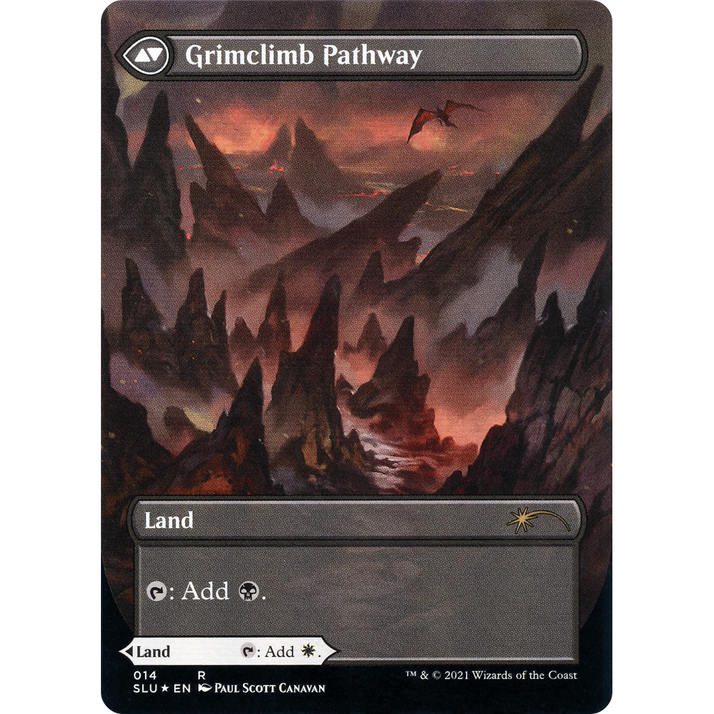 Brightclimb Pathway (Borderless) (SLU-014) - Secret Lair: Ultimate Edition: (Showcase) (Borderless) Foil