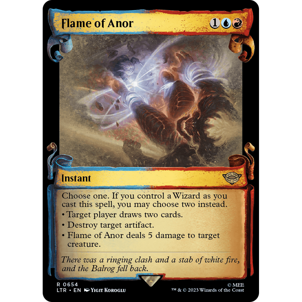 Flame of Anor (LTR-654) - The Lord of the Rings: Tales of Middle-earth: (Showcase) Foil