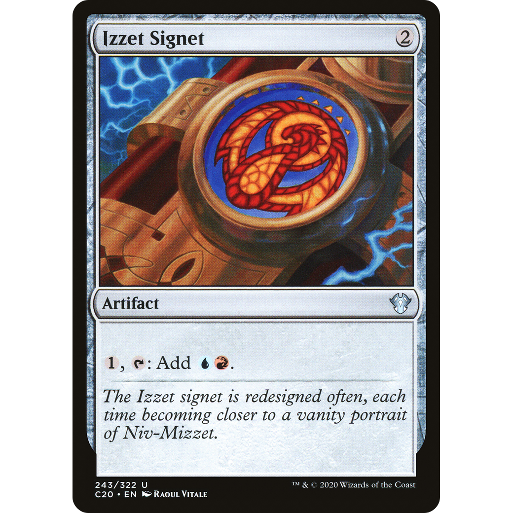 Izzet Signet (C20-243) - Commander 2020