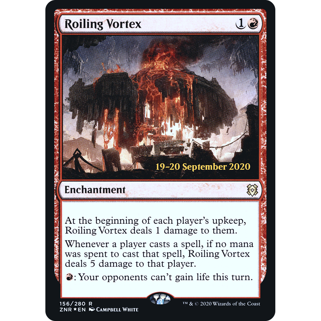 Roiling Vortex (PRE-156) - Zendikar Rising Promos Foil