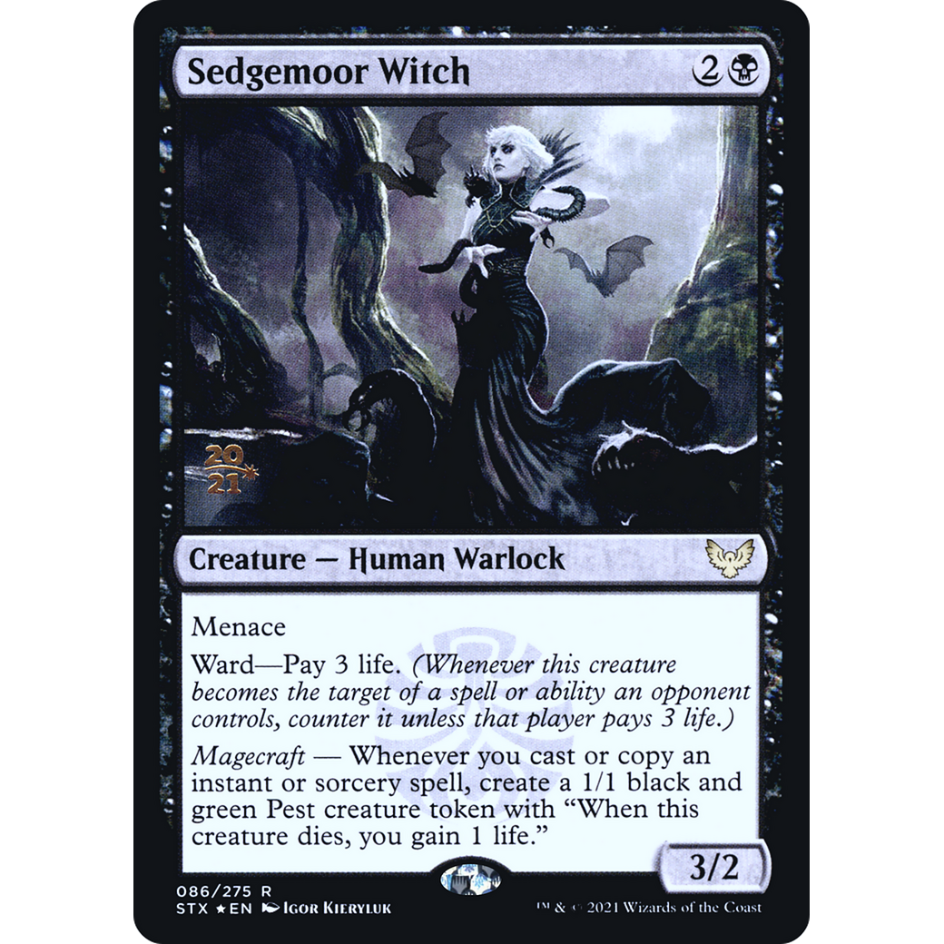 Sedgemoor Witch (PRE-086) - Strixhaven: School of Mages Promos Foil