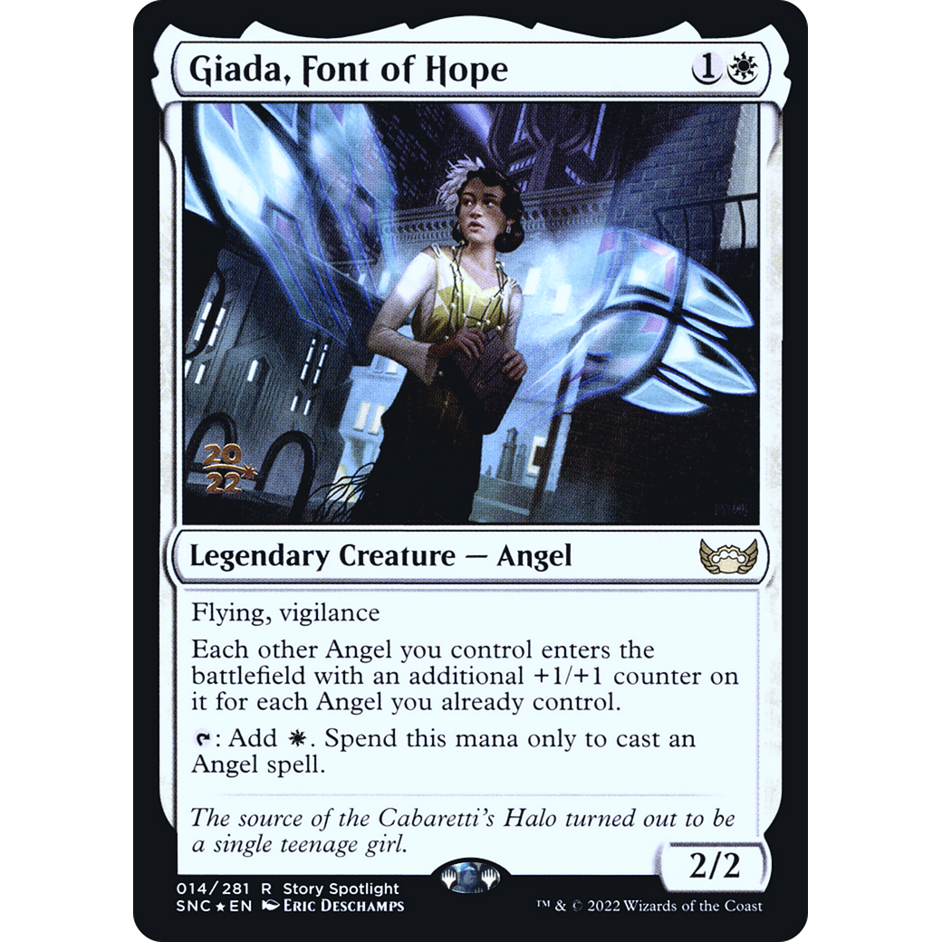 Giada, Font of Hope (SNC) (PRE-014) - Streets of New Capenna Promos Foil