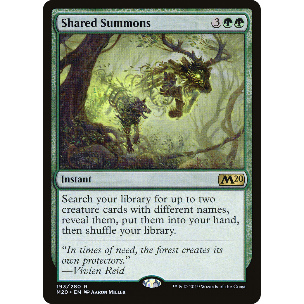 Shared Summons (M20-193) - Core Set 2020