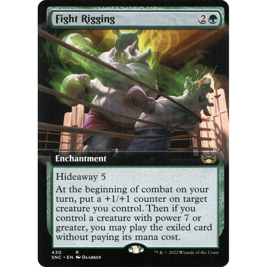 Fight Rigging (Extended Art) (SNC-430) - Streets of New Capenna: (Extended Art) Foil