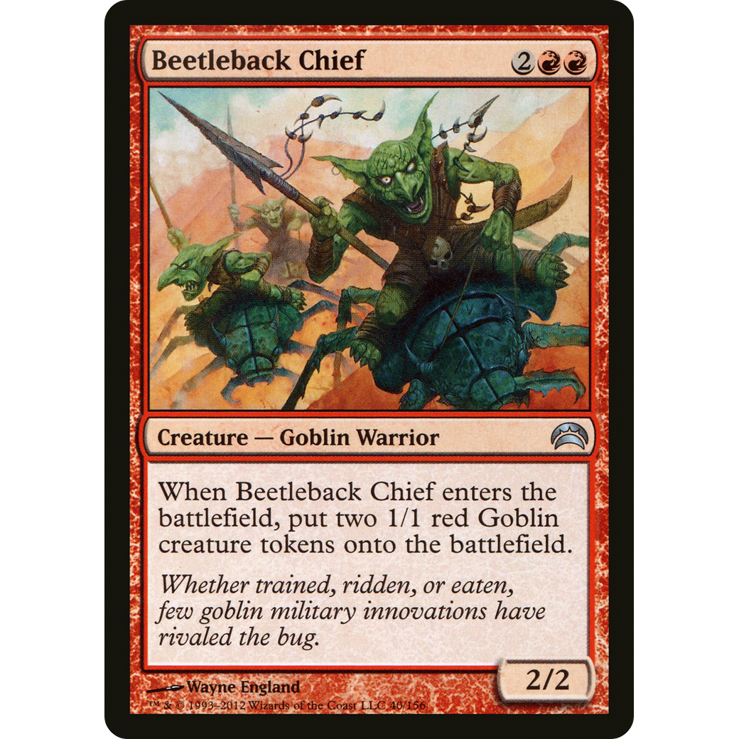 Beetleback Chief (PC2-040) - Planechase 2012 Foil