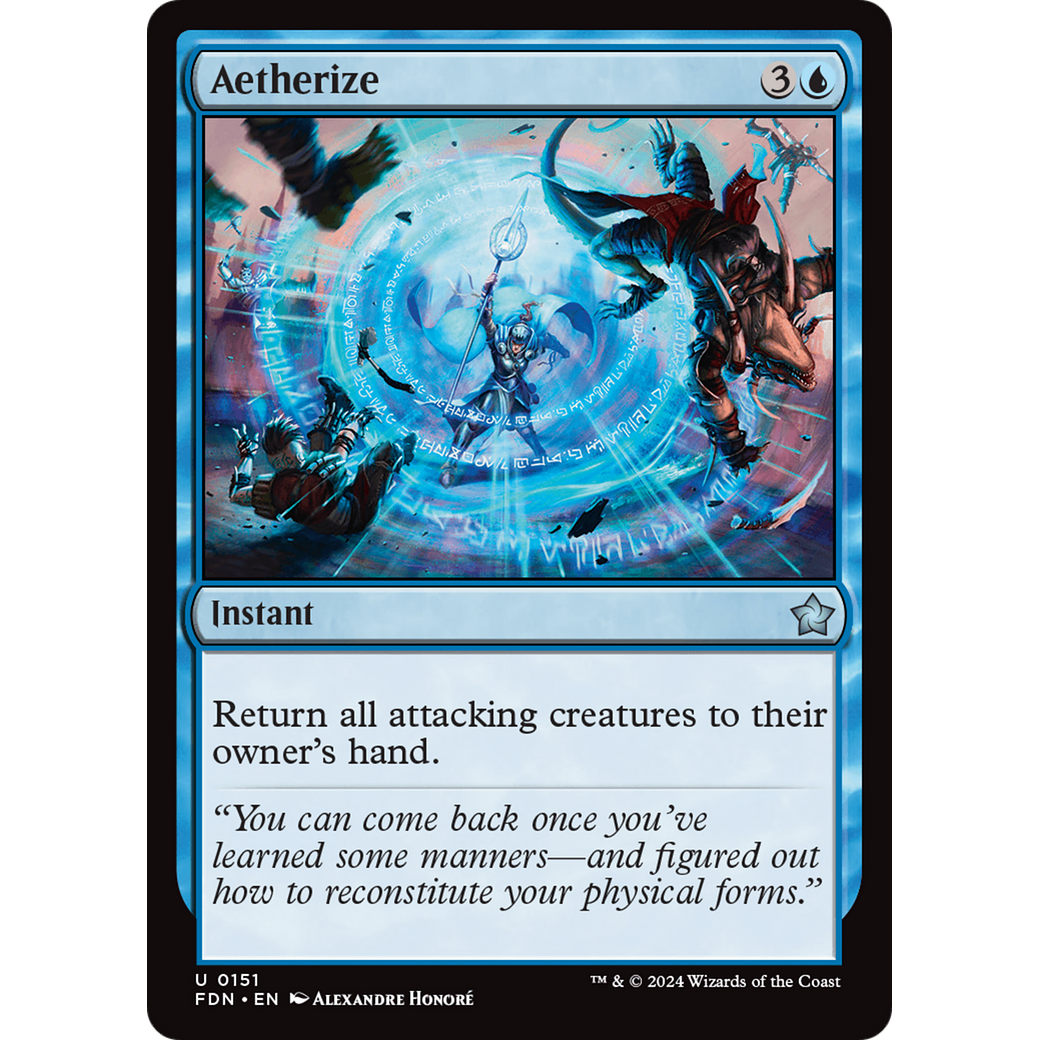 Aetherize (FDN-151) - Foundations Foil