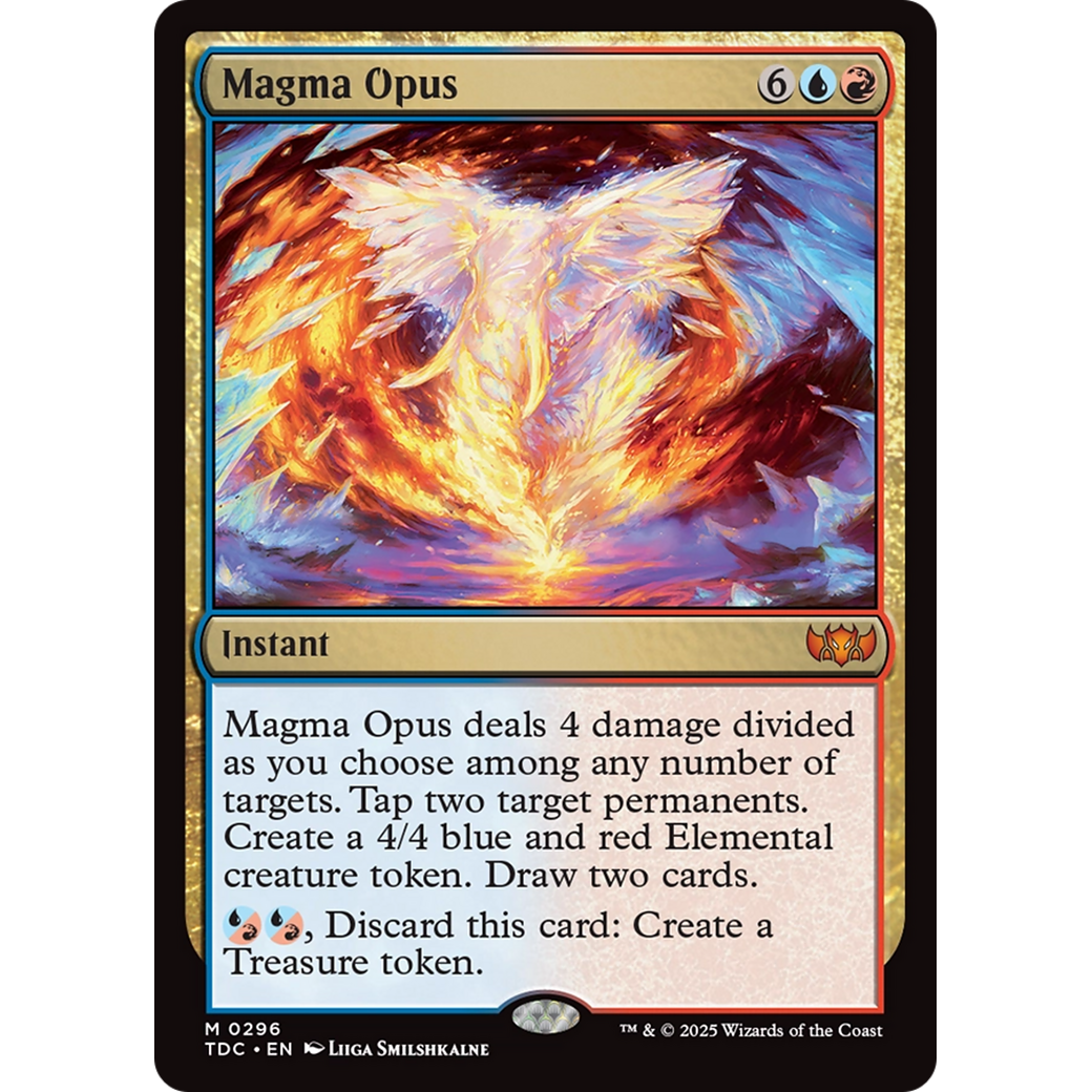 Magma Opus (TDC-296) - Commander: Tarkir: Dragonstorm