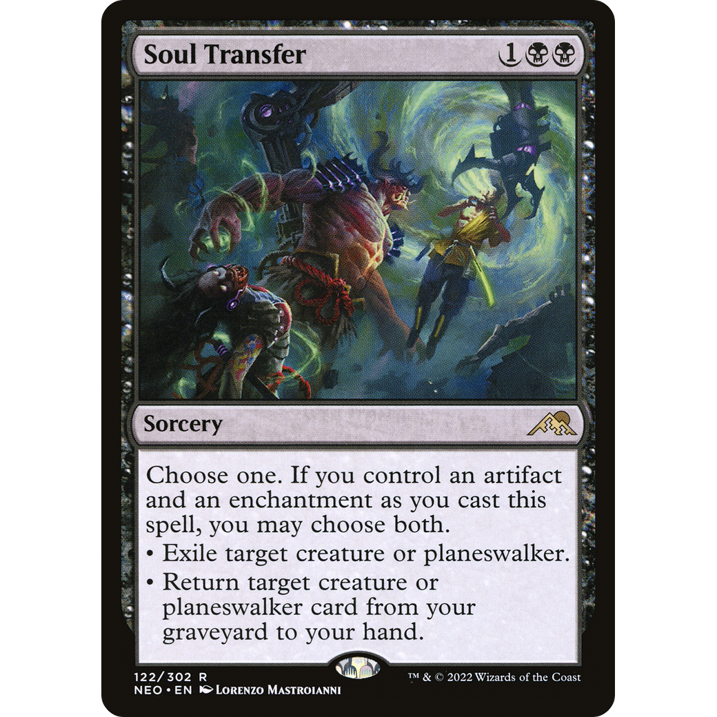 Soul Transfer (NEO-122) - Kamigawa: Neon Dynasty Foil
