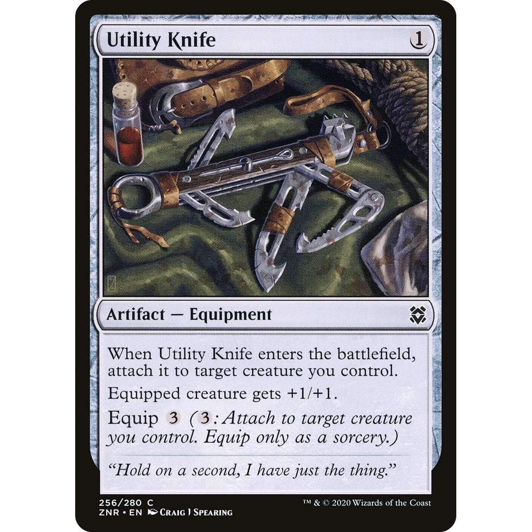 Utility Knife (ZNR-256) - Zendikar Rising Foil