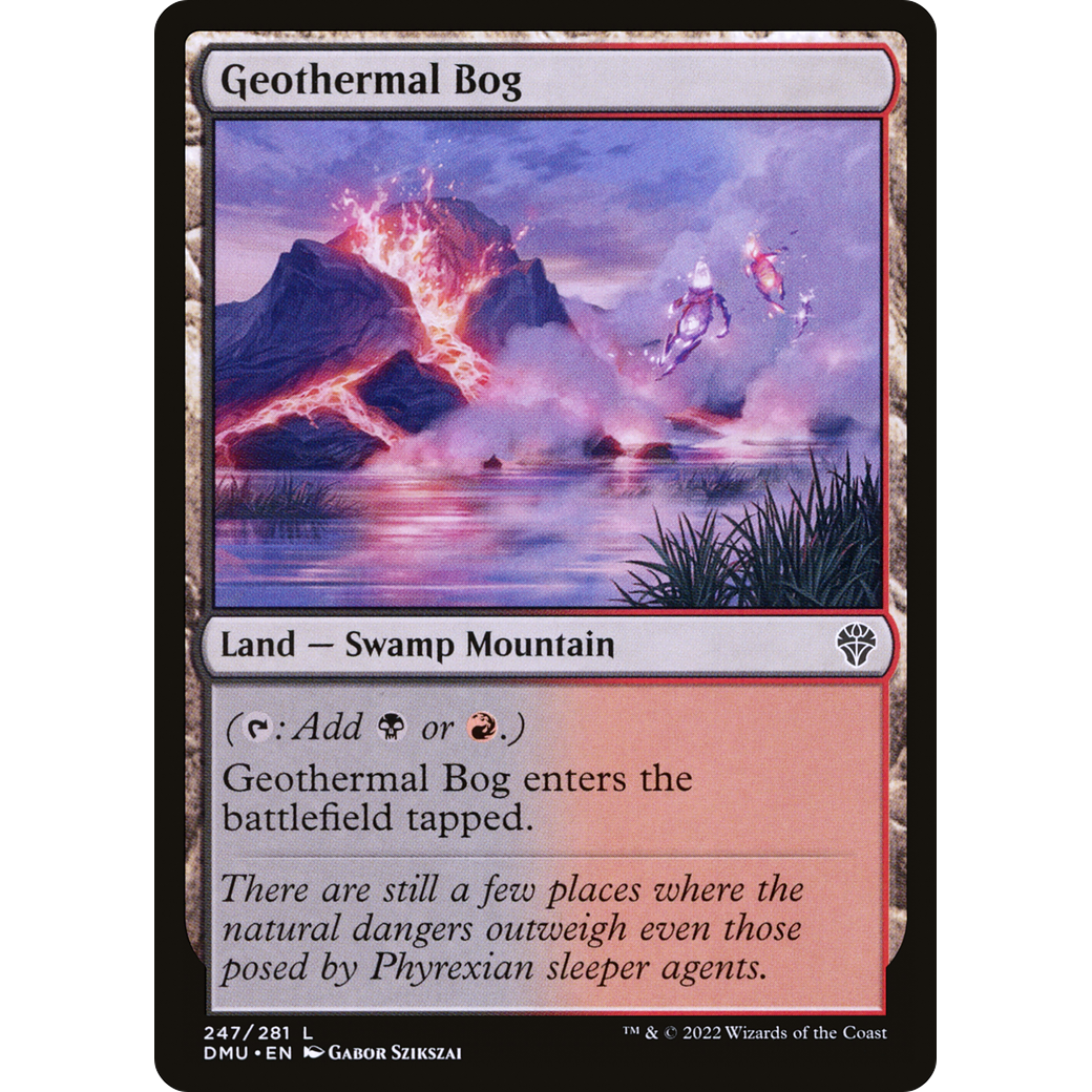 Geothermal Bog (DMU-247) - Dominaria United Foil