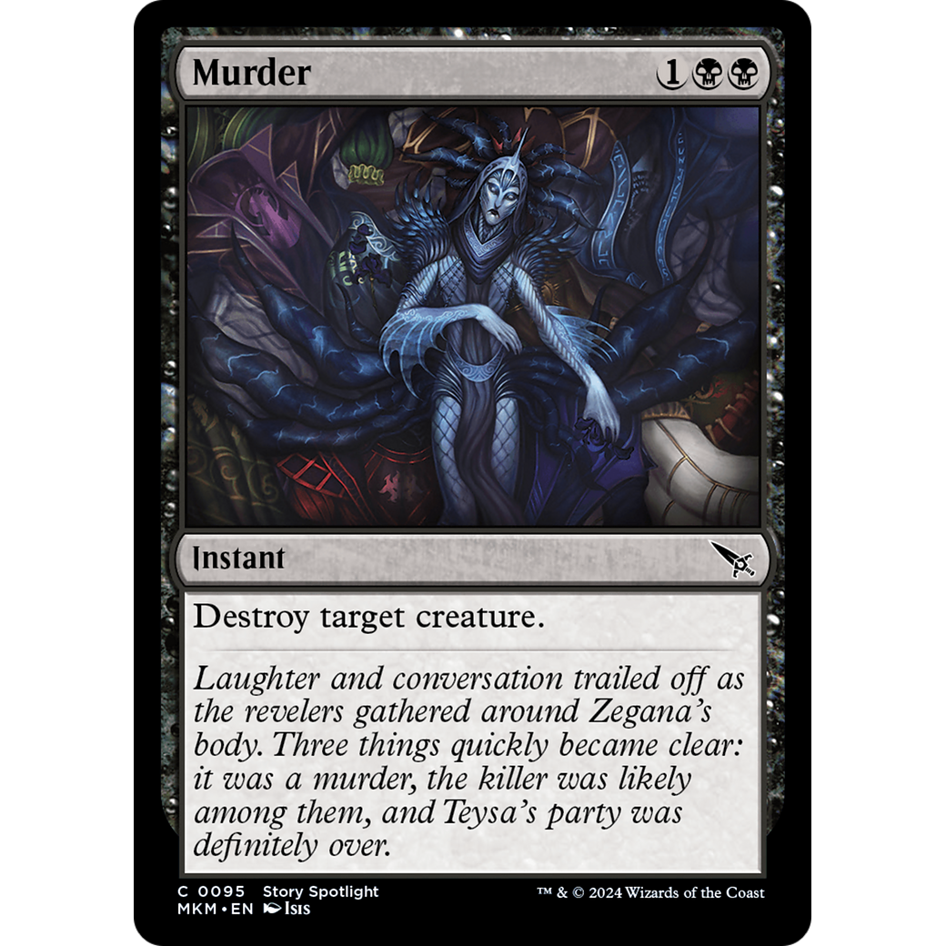 Murder (MKM-095) - Murders at Karlov Manor Foil