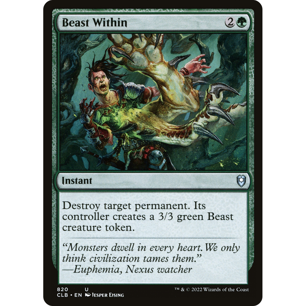 Beast Within (CLB-820) - Commander Legends: Battle for Baldur's Gate