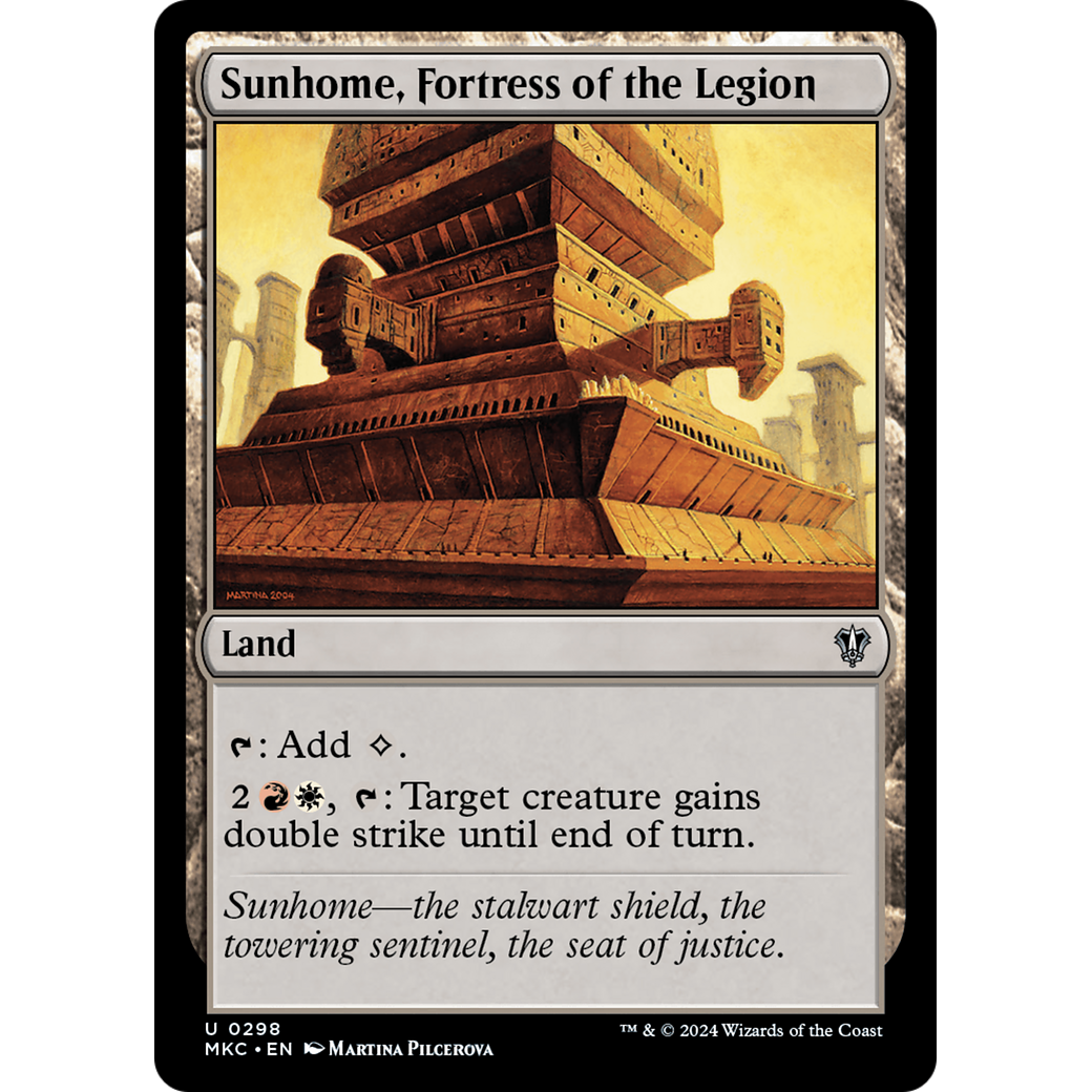 Sunhome, Fortress of the Legion (MKC-298) - Murders at Karlov Manor Commander