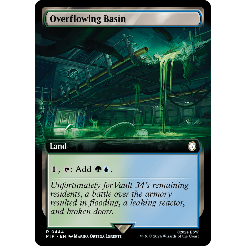Overflowing Basin (PIP-444) - Fallout: (Extended Art) Foil