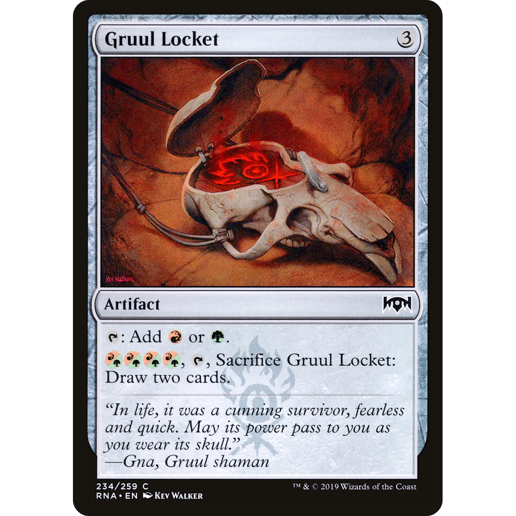 Gruul Locket (RNA-234) - Ravnica Allegiance Foil