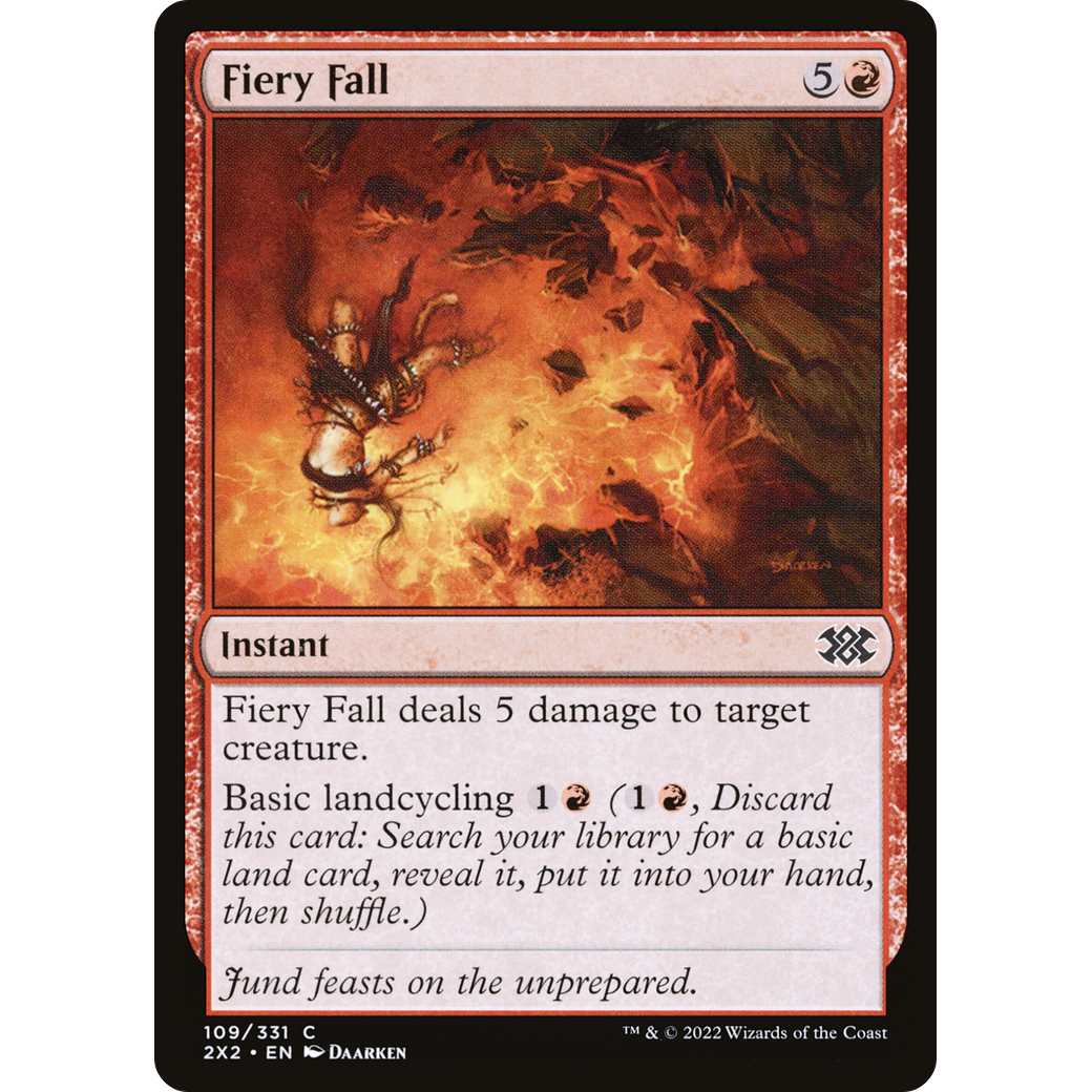 Fiery Fall (2X2-109) - Double Masters 2022 Foil