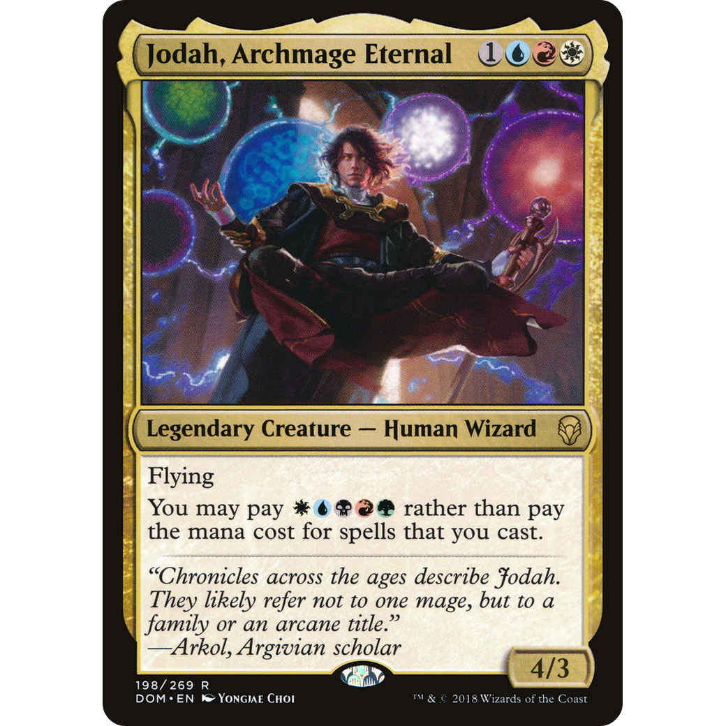 Jodah, Archmage Eternal (DOM-198) - Dominaria Foil