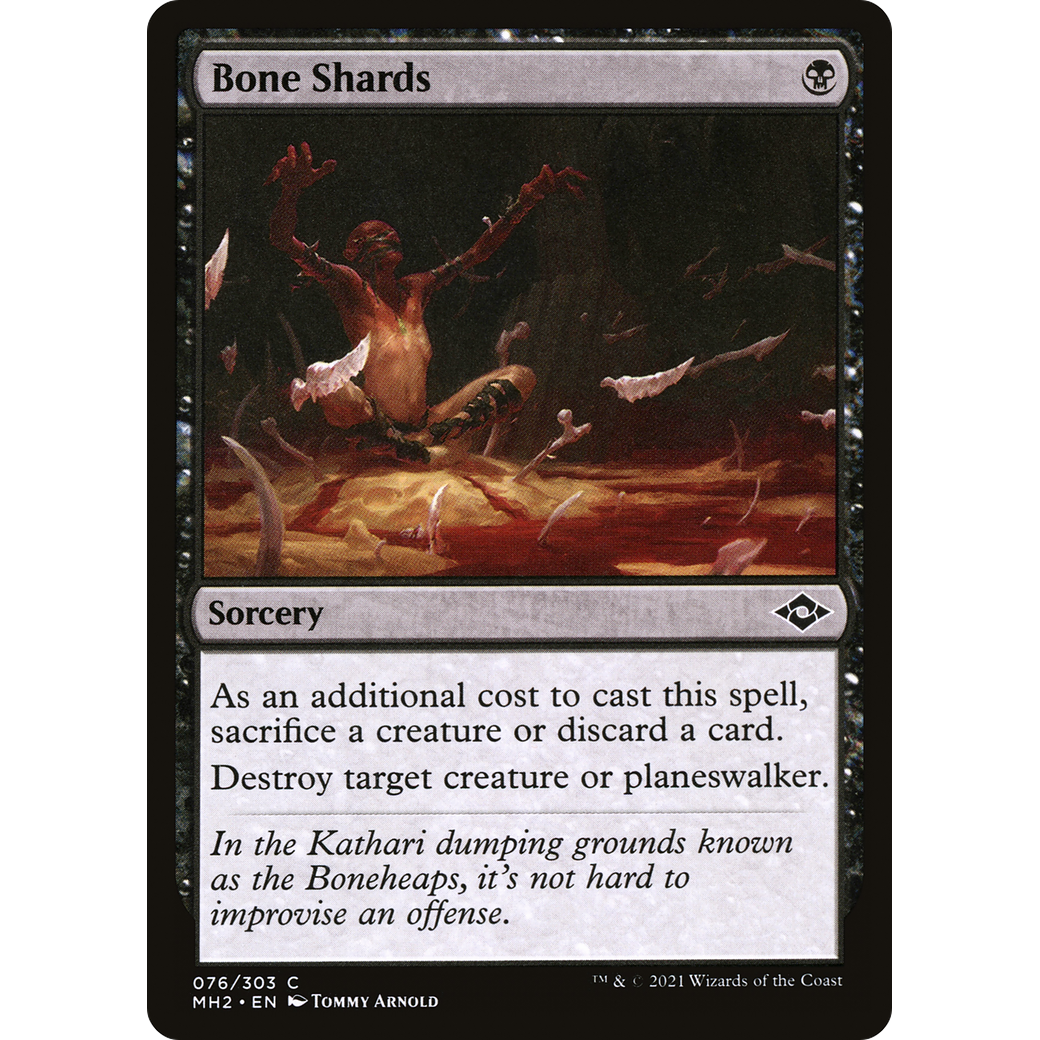Bone Shards (MH2-076) - Modern Horizons 2 Foil